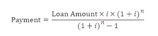 loan terms calculation formula